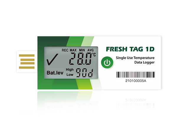 Fresh Tag 1D Temperature Data Logger