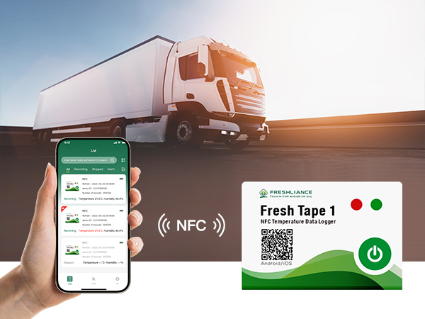 Fresh Tape 1 Single-use NFC Temperature Data Logger