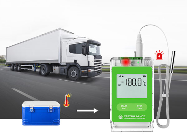 Real-time Temperature Monitoring during the Ice Cream Transport