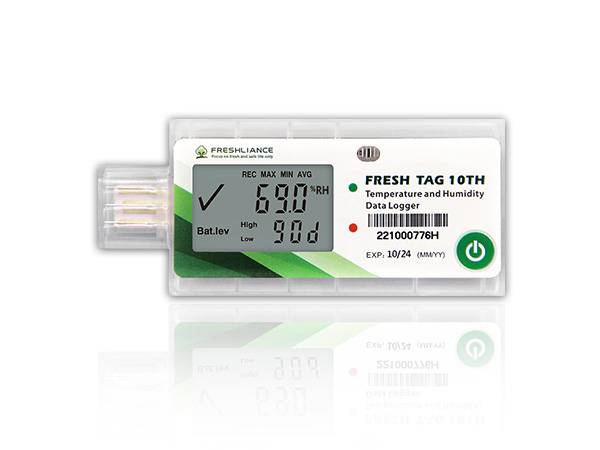 Fresh Tag 10TH Temperature and Humidity Data Logger